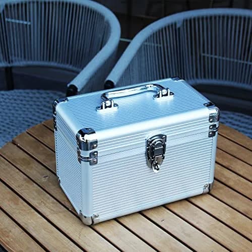 GLOTRENDS B10 10-slot Storage Box for 3.5 Inch HDD | Water Resistant & Portable thumbnail 2