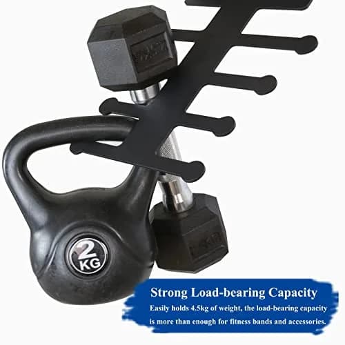 Lovind Resistance Band Rack Storage Hanger | 8kg Capacity, 24cm L x 20.5cm W x 4cm H thumbnail 4