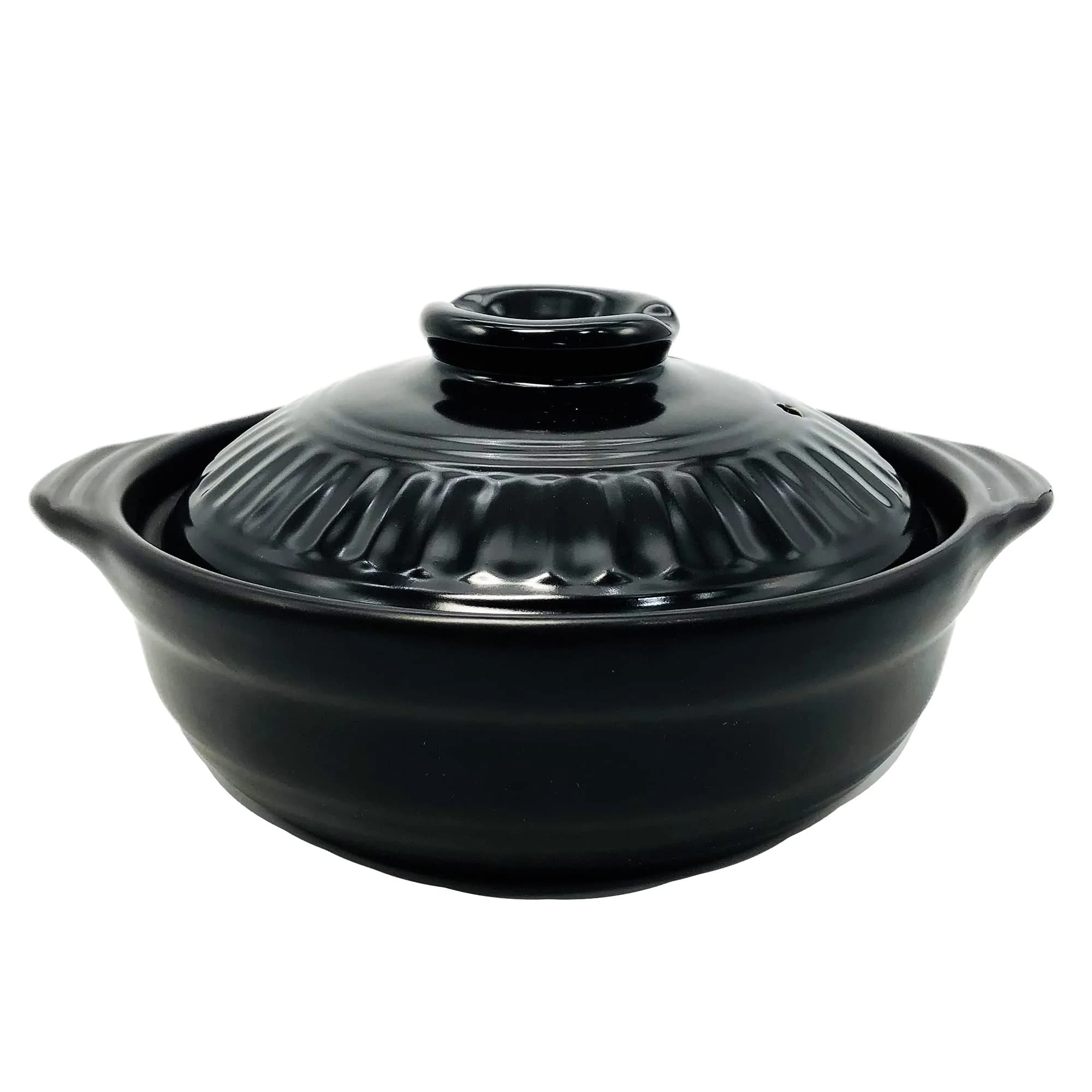 LIVING NEO Earthenware 2.1 Quarts | Infrared Heat Retention & Flavor — Black