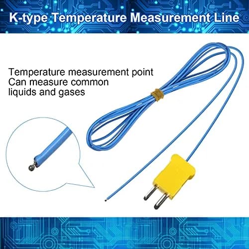 Frienda 2 Meter K-Type Temperature Sensor -40 to 400°C Waterproof Probe for Thermocouple Sensors (10 Pieces) | Precision Measurement thumbnail 3