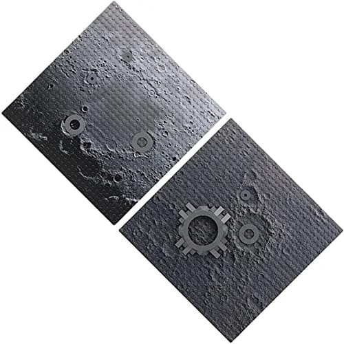 Feleph Space Moon Baseplates Building Kit 10x10 Inches 2PCS | Space-themed Compatible Baseplates for Creative Space Environments thumbnail 2