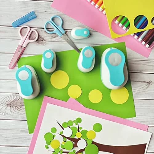BearBoss 5 Circle Paper Punch Set | 0.3''-2'' Inch Sizes | Crafting & Card Making thumbnail 6