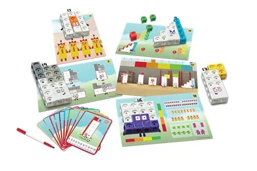 hand2mind MathLink Cubes Numberblocks 11-20 Activity Set | 290 Pieces, Ages 3+ thumbnail 6