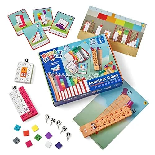 hand2mind MathLink Cubes Numberblocks 11-20 Activity Set | 290 Pieces, Ages 3+ thumbnail 1