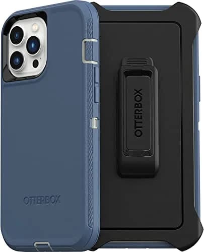OtterBox Defender Series Case for iPhone 13 Pro Max & 12 Pro Max - Fort Blue | Rugged & Durable with Port Protection thumbnail 1