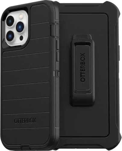 OtterBox Defender Series Case for iPhone 13 Pro Max & 12 Pro Max - Black | Rugged Drop Protection thumbnail 1