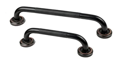 ZUEXT 12 Inch Oil Rubbed Black Bronze Shower Grab Bar | Anti Slip, Rustproof, Supports 500 lbs thumbnail 9
