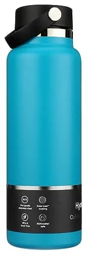 Hydro Flask Wide Mouth Bottle with Flex Cap 40 oz (1183ml / 1.26lb) | Keeps Cold 24 Hrs, Hot 12 Hrs thumbnail 6