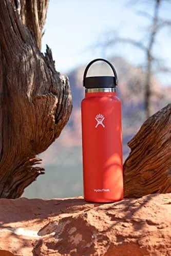 Hydro Flask Wide Mouth Bottle with Flex Cap 40 oz (1183ml / 1.26lb) | Keeps Cold 24 Hrs, Hot 12 Hrs thumbnail 2