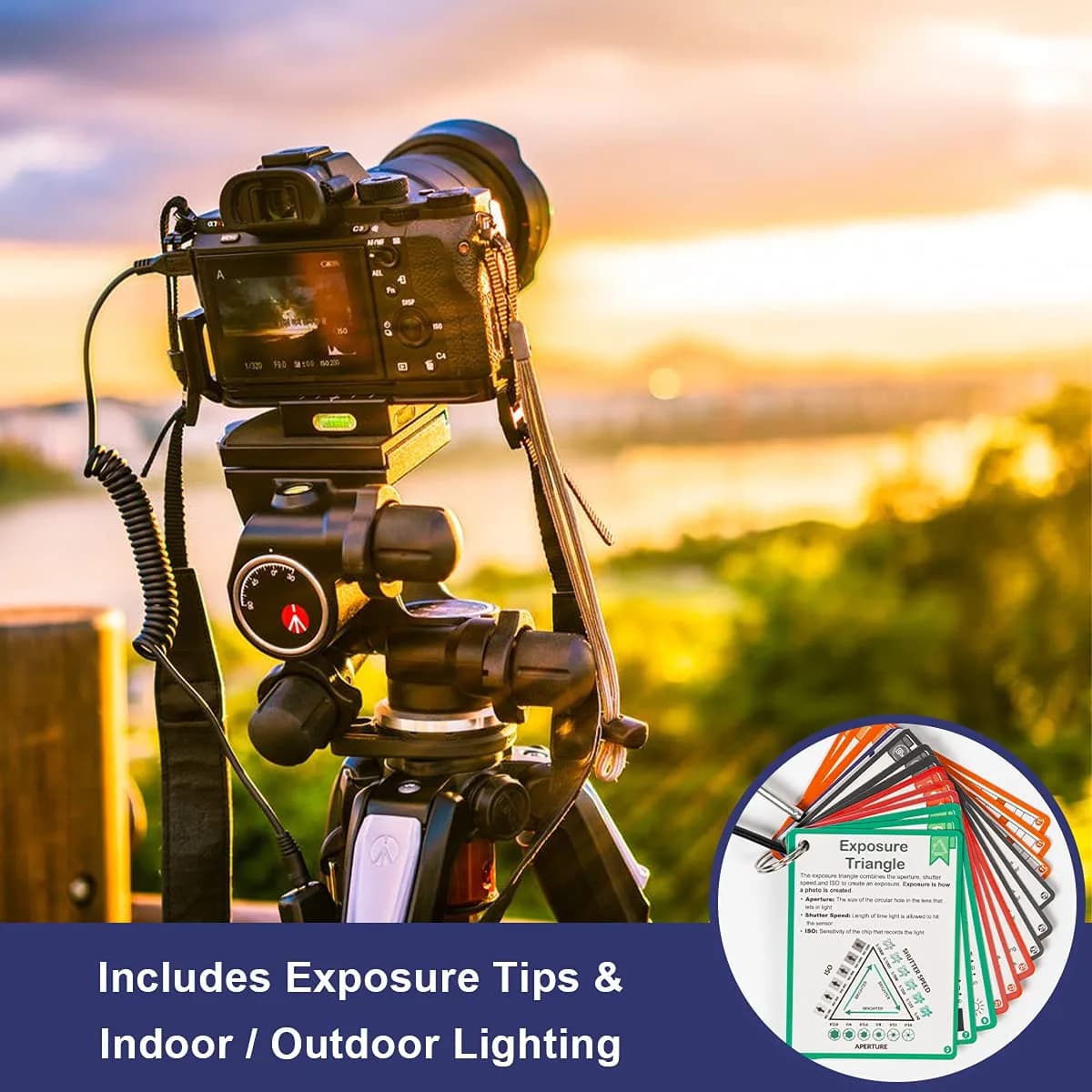 Tip Info DSLR Cheat Sheet Photography Accessories 10 cm (4 in) | Quick Reference Cards for Canon, Nikon, Sony - view 5