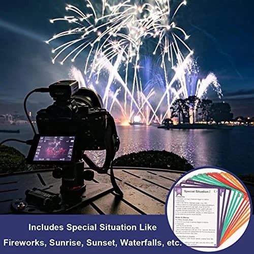 Tip Info DSLR Cheat Sheet Photography Accessories 10 cm (4 in) | Quick Reference Cards for Canon, Nikon, Sony thumbnail 6