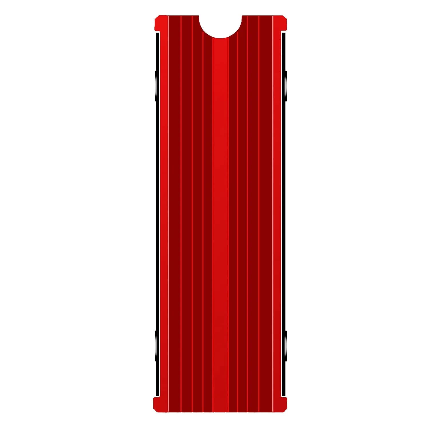 SGTKJSJS M.2 SSD Heatsink Cooler 2280 Double-Sided Heat Sink with Thermal Pad for PS5/PC NVME M.2 SSD (Black, 3 x 0.95 x 0.4 inches) — Black, red, silver