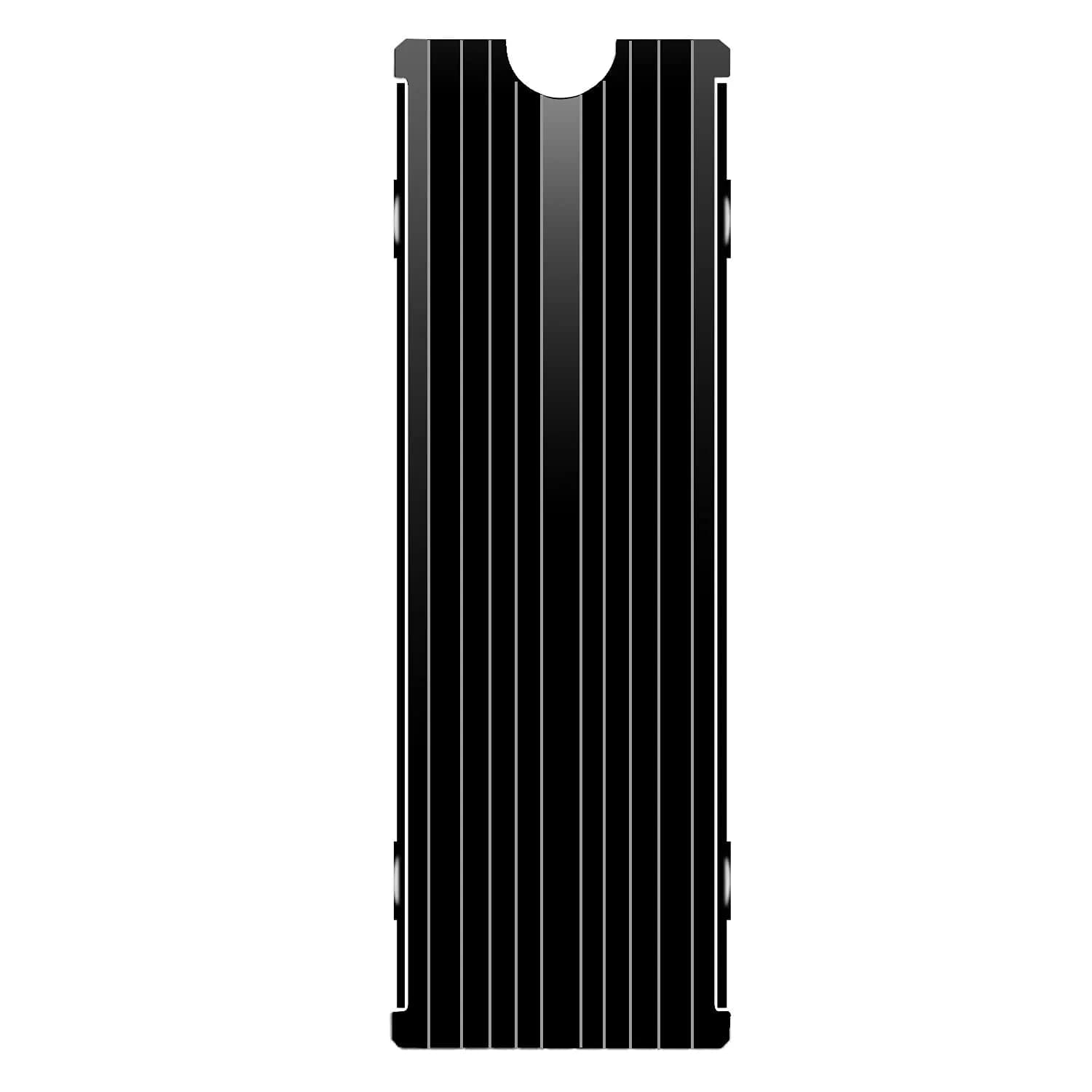SGTKJSJS M.2 SSD Heatsink Cooler 2280 Double-Sided Heat Sink with Thermal Pad for PS5/PC NVME M.2 SSD (Black, 3 x 0.95 x 0.4 inches) — Black