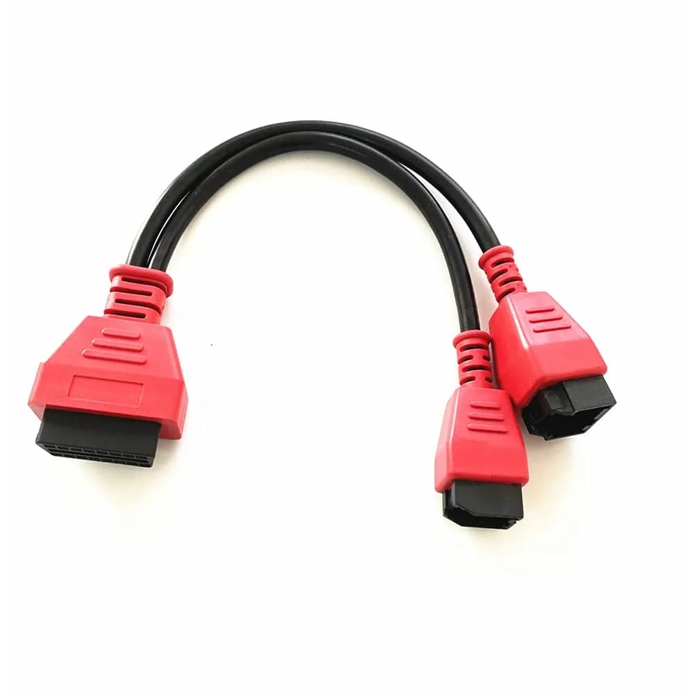 PARANNIC Security Gateway Bypass 12+8 Cable for FCA Chrysler Dodge Jeep RAM | 25cm (9.84 in) OBD2 Diagnostic Tool — Black