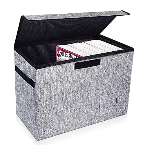 Leffis Comic Book Storage Box 15.5" x 7.5" x 11.3" | Heavy Duty Comic Bin for 150 Comics thumbnail 1
