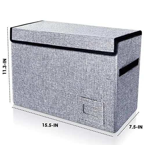 Leffis Comic Book Storage Box 15.5" x 7.5" x 11.3" | Heavy Duty Comic Bin for 150 Comics thumbnail 5