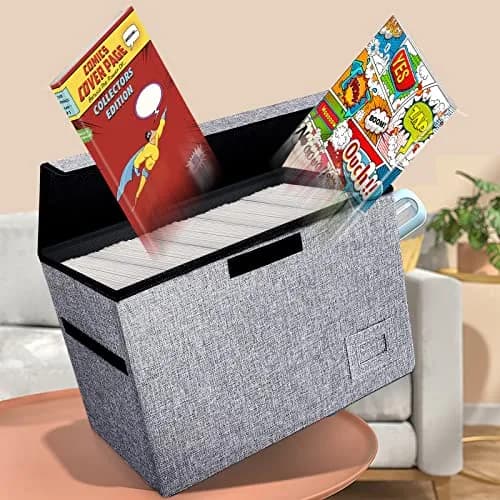 Leffis Comic Book Storage Box 15.5" x 7.5" x 11.3" | Heavy Duty Comic Bin for 150 Comics thumbnail 6