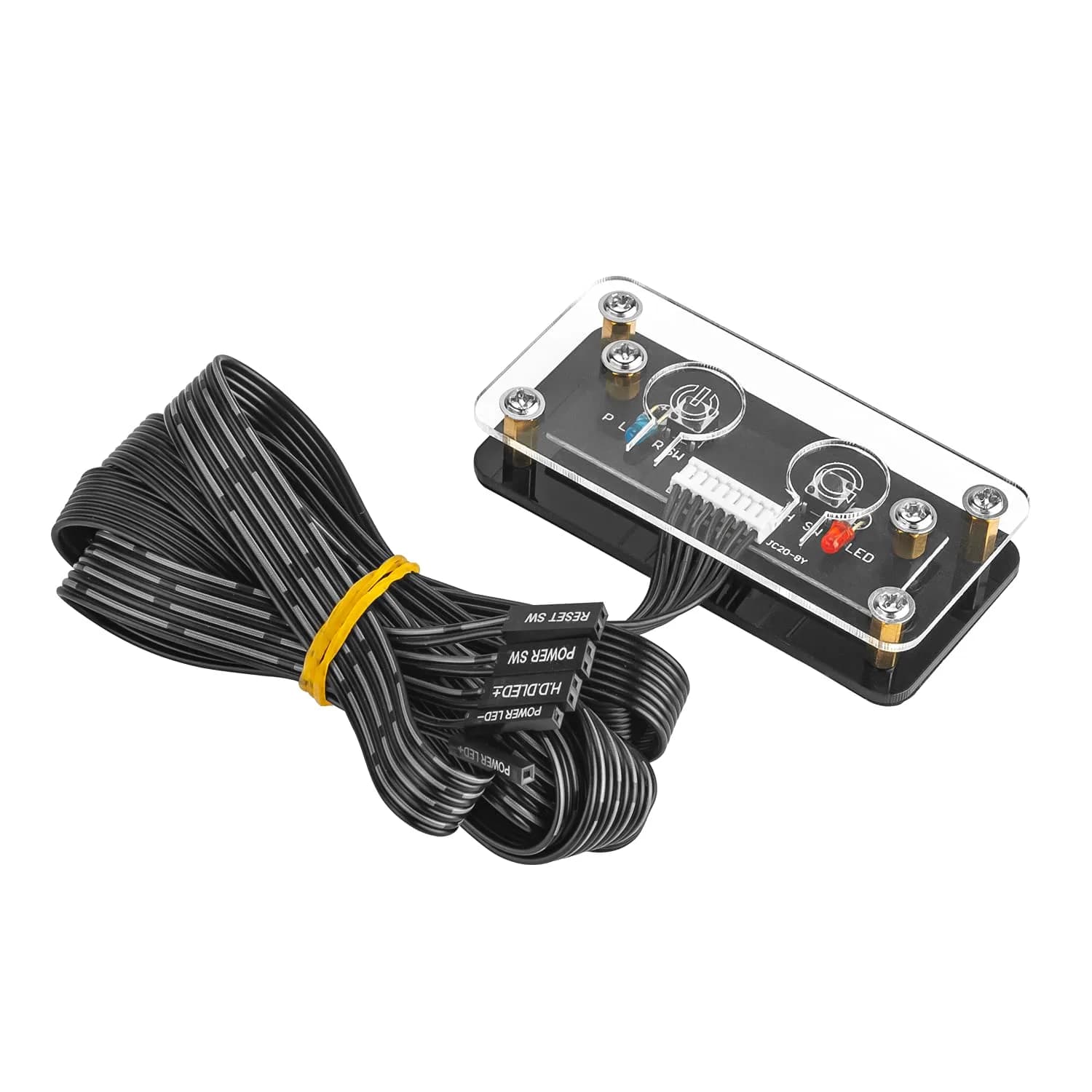 OwlTree External PC Power Button - Motherboard Switch - On/Off Power Supply (8x4x1.6cm)