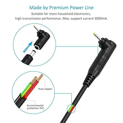 Belker 5V USB to DC Power Cable 1.5m (5ft) with 10 Universal Tips | 5V DC Power Cable for Routers, LED Lights, Speakers thumbnail 6