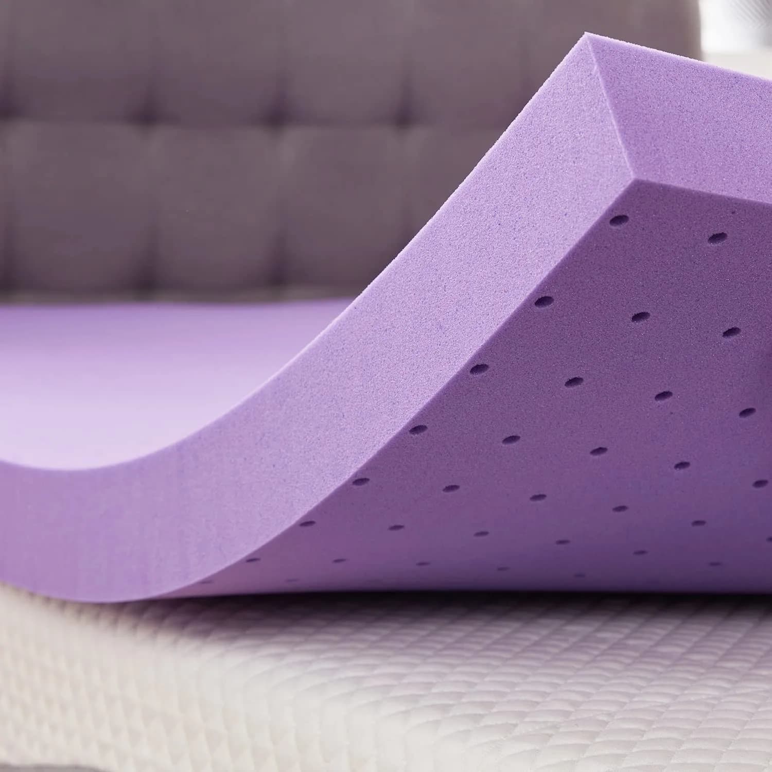 SINWEEK 3 Inch Gel Memory Foam Mattress Topper | Ventilated, CertiPUR-US Certified, Full Size