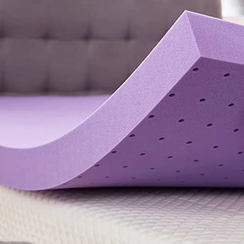 SINWEEK 3 Inch Gel Memory Foam Mattress Topper | Ventilated, CertiPUR-US Certified, Full Size thumbnail 1