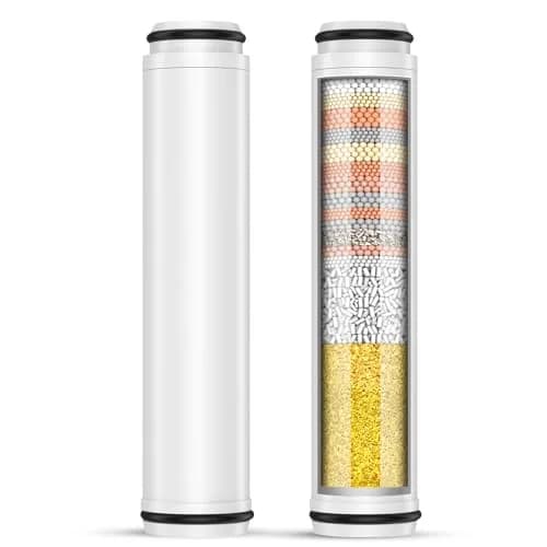 FEELSO Shower Filter for Handheld Shower Head | 2 PCS Replacement Filters for Hard Water & Chlorine thumbnail 1