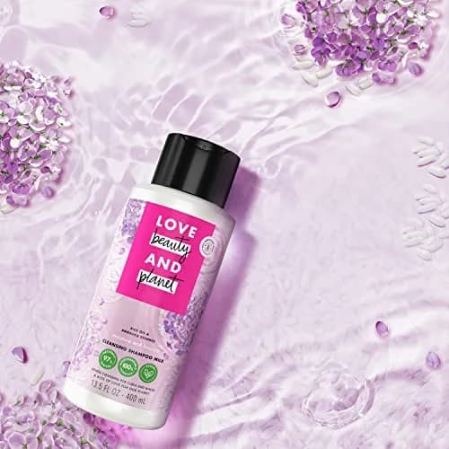 Love Beauty and Planet Rice Oil & Angelica Essence Shampoo Milk for Waves & Curls 13.5 oz | Biodegradable & Sulfate-Free thumbnail 6