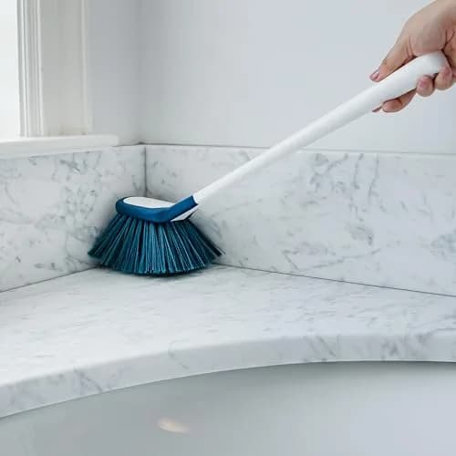 Unger EZ Reach Shower Tub and Tile Scrub Brush 1 Count | Non-Scratch Bathroom Cleaning Tool thumbnail 5