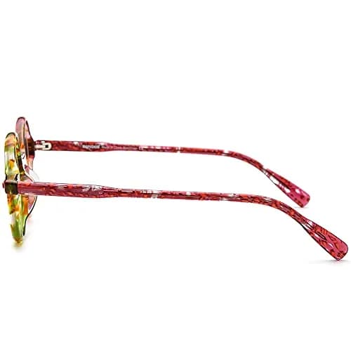HEPIDEM Vintage Round Optical Glasses Frame 46mm (1.81in) | Unisex Acetate Full Rim thumbnail 6