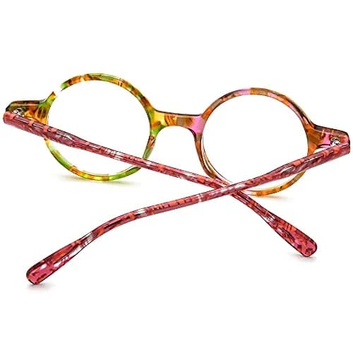 HEPIDEM Vintage Round Optical Glasses Frame 46mm (1.81in) | Unisex Acetate Full Rim thumbnail 7
