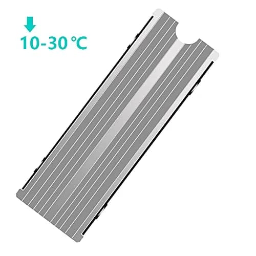 SGTKJSJS M.2 Heatsink Cooler 2280 SSD Double-Sided Heat Sink with Thermal Silicone Pad, 76mm (3") | Enhances PC Performance thumbnail 5
