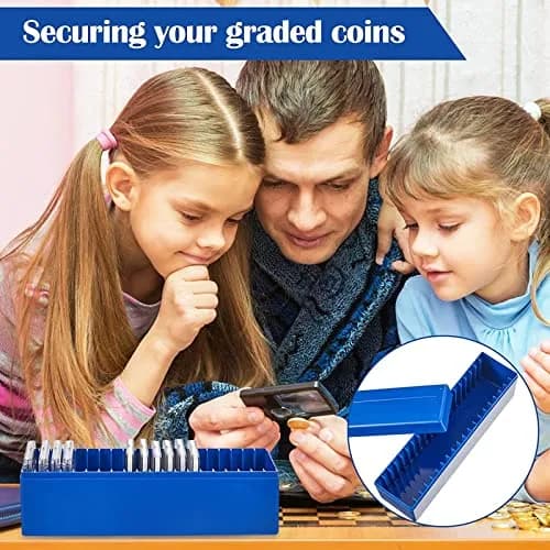 Ettonsun 20-Slot Coin Slab Storage Box 26.4cm (10.4") | Fits NGC, PCGS, PMG Slabs thumbnail 7