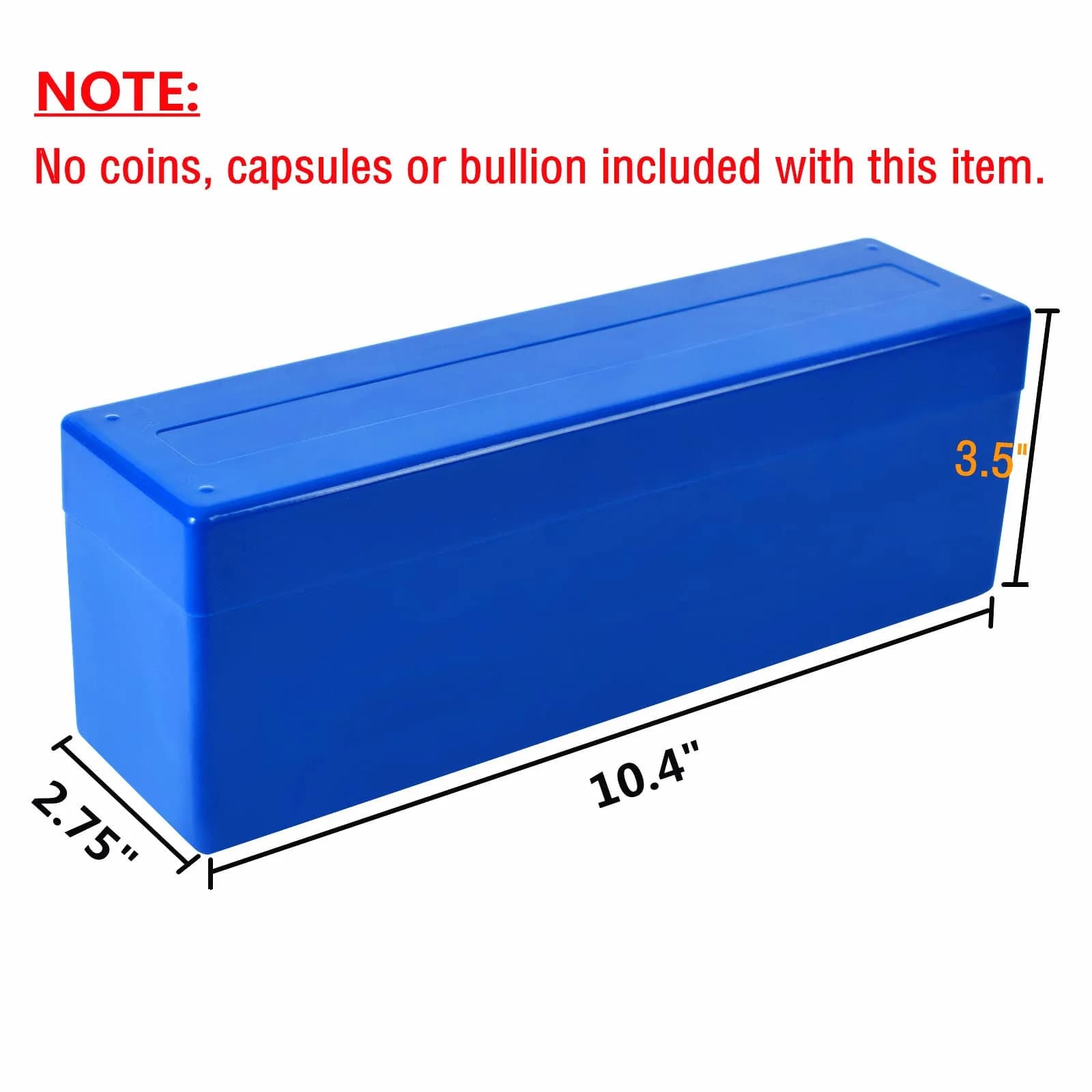 Ettonsun 20-Slot Coin Slab Storage Box Red | Holds NGC, PCGS, PMG Slabs | 26.4 cm (10.4") Red - view 7