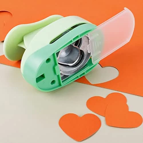 UCEC 2 Inch Heart Hole Punch | Heart Shape Craft Punch for Paper Crafts, Scrapbooking thumbnail 8