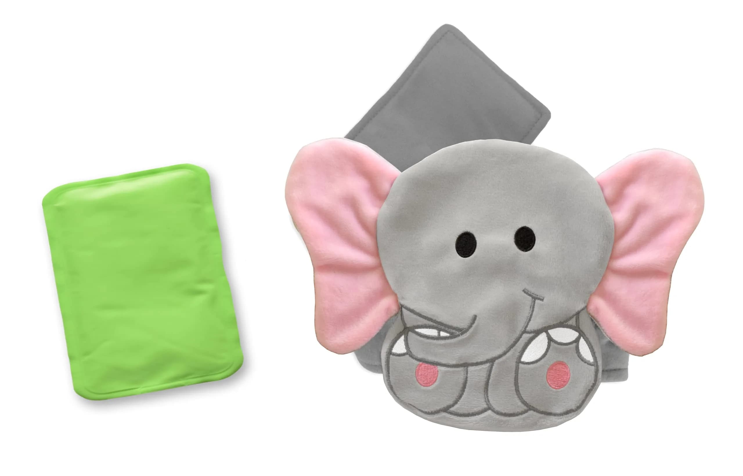 bebon Belly Hugger Infant Gas & Colic Relief Wrap with Heatable Gel Pack | 1 Count — Elephant