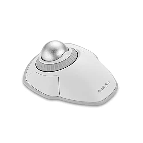 Kensington Orbit Wireless Trackball with Scroll Ring - White (K70991WW) | Ambidextrous, 4 DPI, Bluetooth & 2.4 GHz thumbnail 1