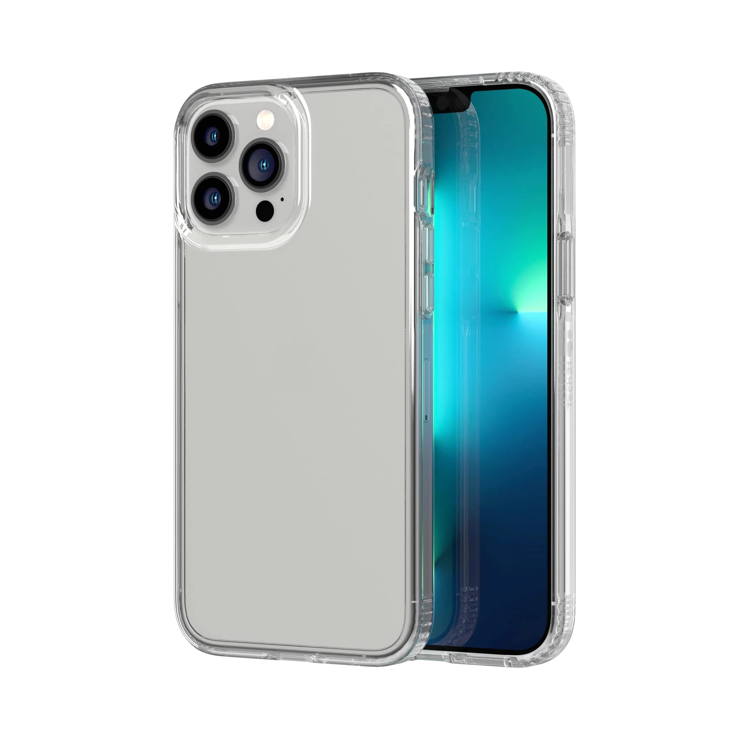 tech21 Evo Clear for iPhone 13 Pro Max | 12ft Drop & Self-Cleaning Protection