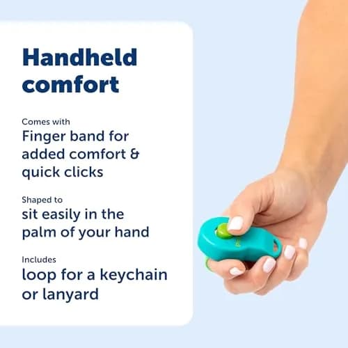 PetSafe Clik-R Dog Training Clicker, Blue | Ergonomic & Comfortable for All Ages thumbnail 6
