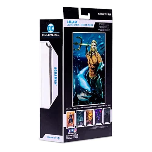 McFarlane Toys DC Multiverse Aquaman (Endless Winter) 7" Action Figure with Accessories | Detailed Poseable Collectible for DC Fans thumbnail 9