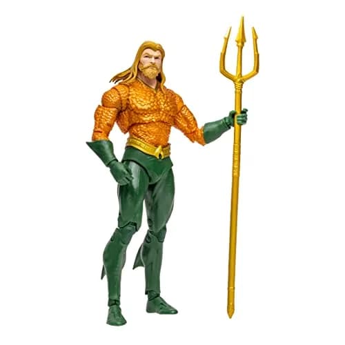McFarlane Toys DC Multiverse Aquaman (Endless Winter) 7" Action Figure with Accessories | Detailed Poseable Collectible for DC Fans thumbnail 2