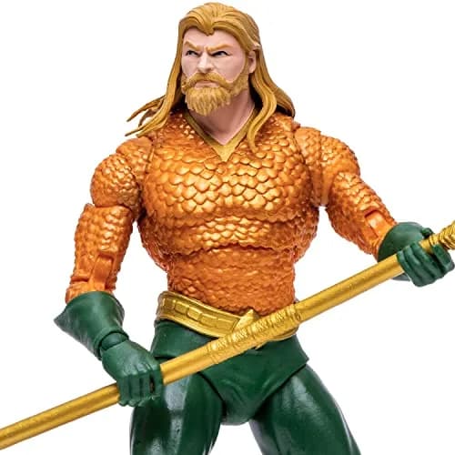 McFarlane Toys DC Multiverse Aquaman (Endless Winter) 7" Action Figure with Accessories | Detailed Poseable Collectible for DC Fans thumbnail 3