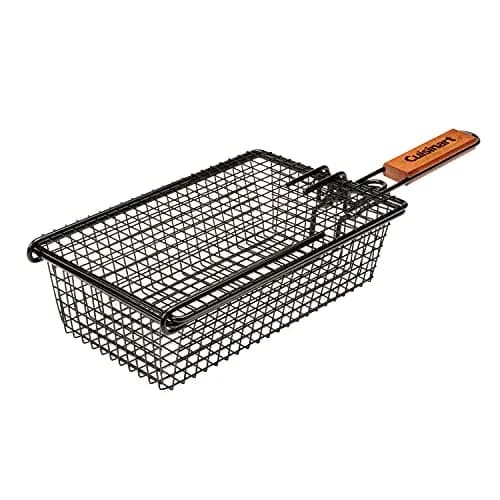 Cuisinart CNTB-555 Non-Stick Grilling Basket with Foldable Handle | Grills Small Foods Without Skewers thumbnail 1