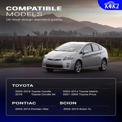 X4XZ Zinc-Nickel Alloy Front Stabilizer Sway Bar Links for Toyota Pontiac | OE-Style Replacement, Rust-Resistant (70-120c) thumbnail 2