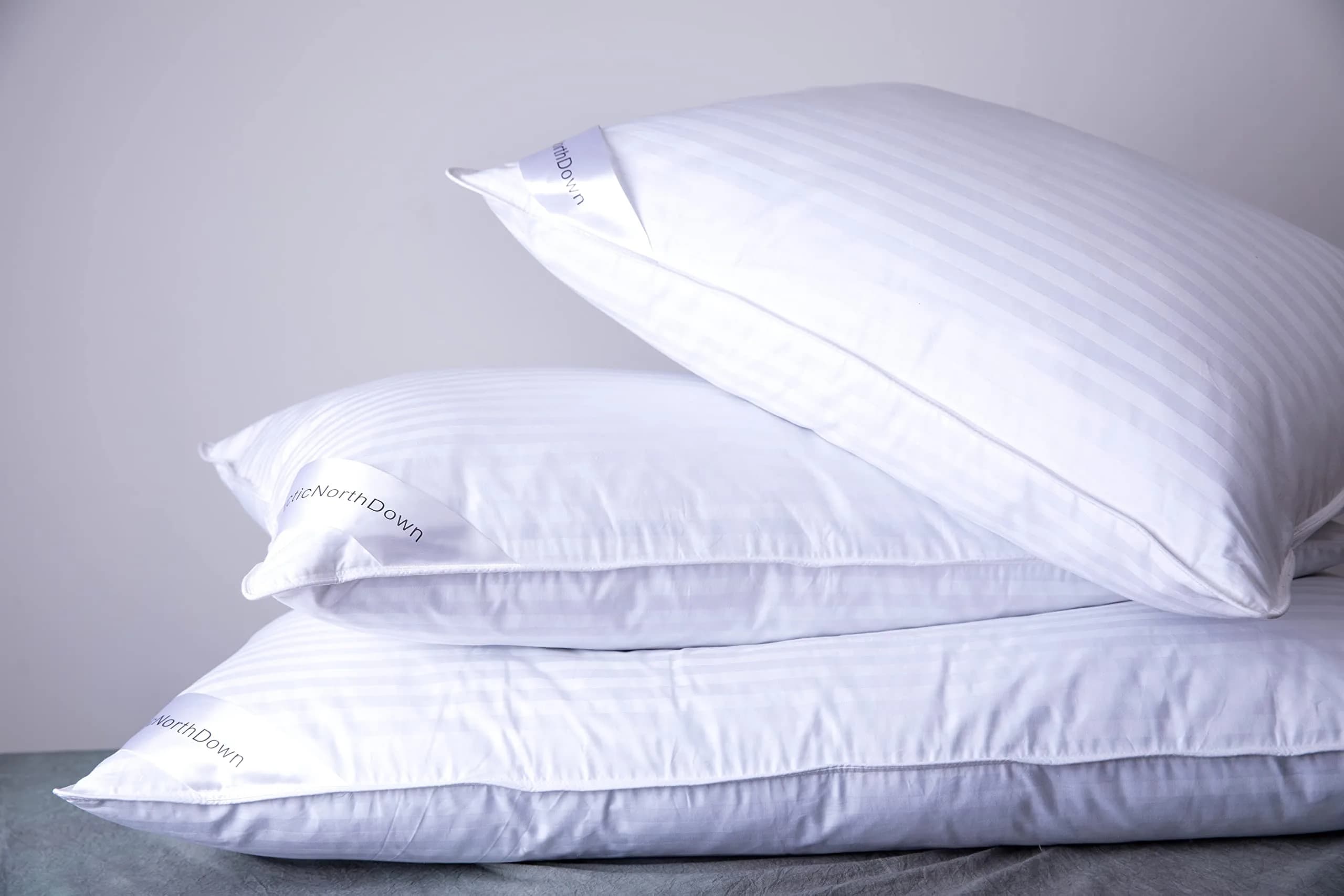 ArcticNorthDown King Size Goose Down Feather Pillow 51cm x 91cm (20in x 36in) | Hotel Collection for All Sleepers - view 6
