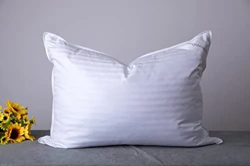ArcticNorthDown Standard Goose Down Feather Pillow 51x66 cm (20x26 in) | 300TC Cotton Cover, Plush Firmness thumbnail 1