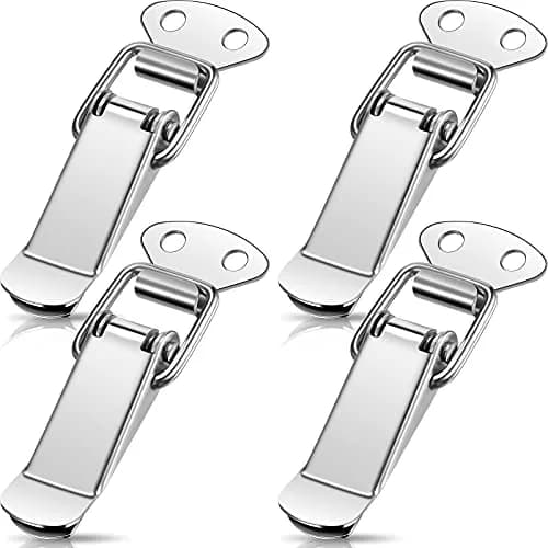 Hotop Spring Loaded Toggle Latches 5.7cm (2.24 inch) | Pack of 4 Metal Cabinet Door Latches thumbnail 1