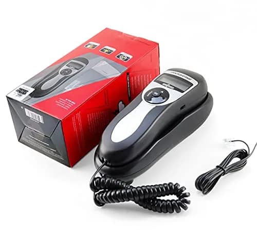 Packard Bell Corded Landline Phone Slimline Handset Works in Power Outages | Wall Mountable Black thumbnail 7