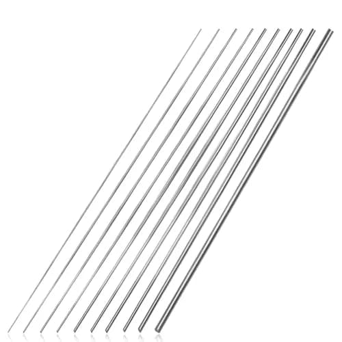 BBYPP Stainless Steel Spring Wire Assortment Kit 156pcs, 13 Diameters 0.2mm-3mm x 40cm Length | Full Hard Steel Wire for Crafts & Repairs thumbnail 1
