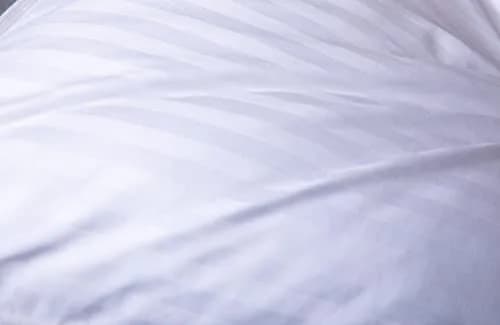 ArcticNorthDown Goose Down Feather Bed Pillows Hotel Collection Queen Pair Pillows Stripe White 51cm x 76cm (20"x30") | Luxury Cotton Cover & Gentle Neck Support thumbnail 4