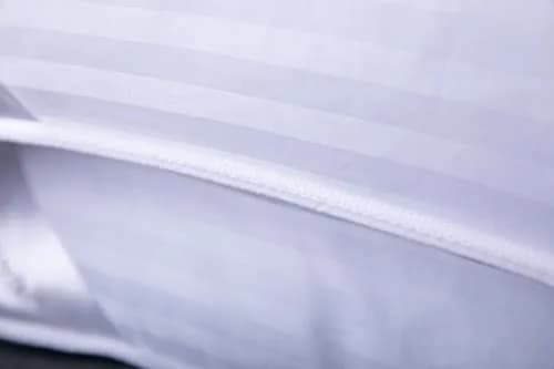 ArcticNorthDown Goose Down Feather Bed Pillows Hotel Collection Queen Pair Pillows Stripe White 51cm x 76cm (20"x30") | Luxury Cotton Cover & Gentle Neck Support thumbnail 3